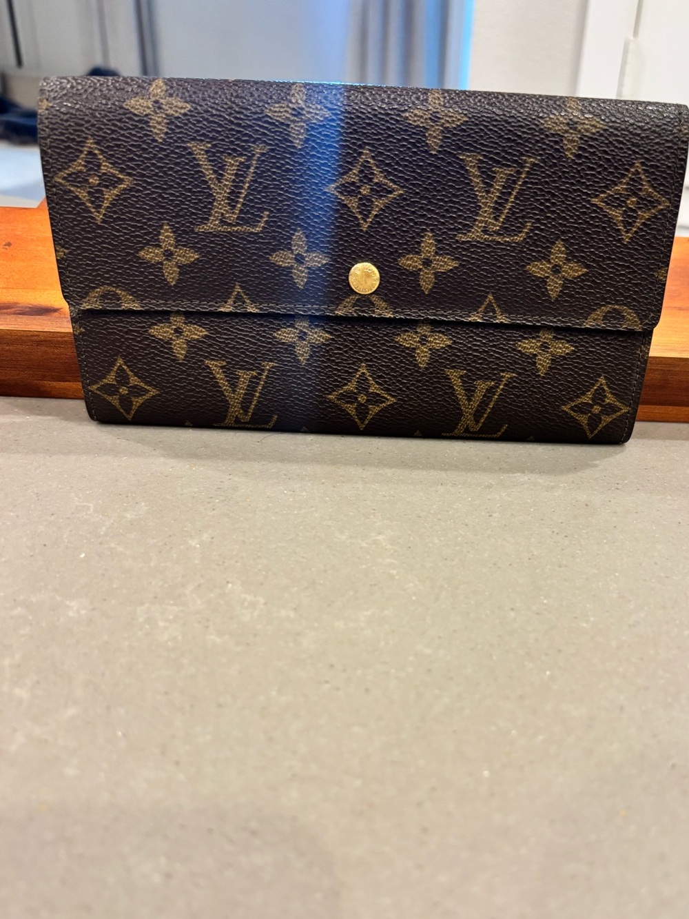 LV Monogram Sarah Wallet